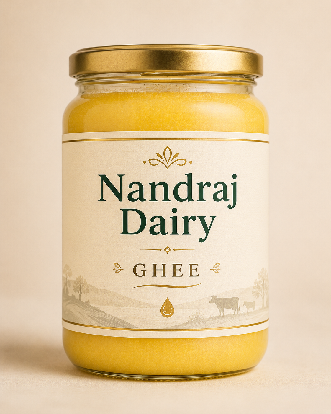 Nandraj Ghee Jar