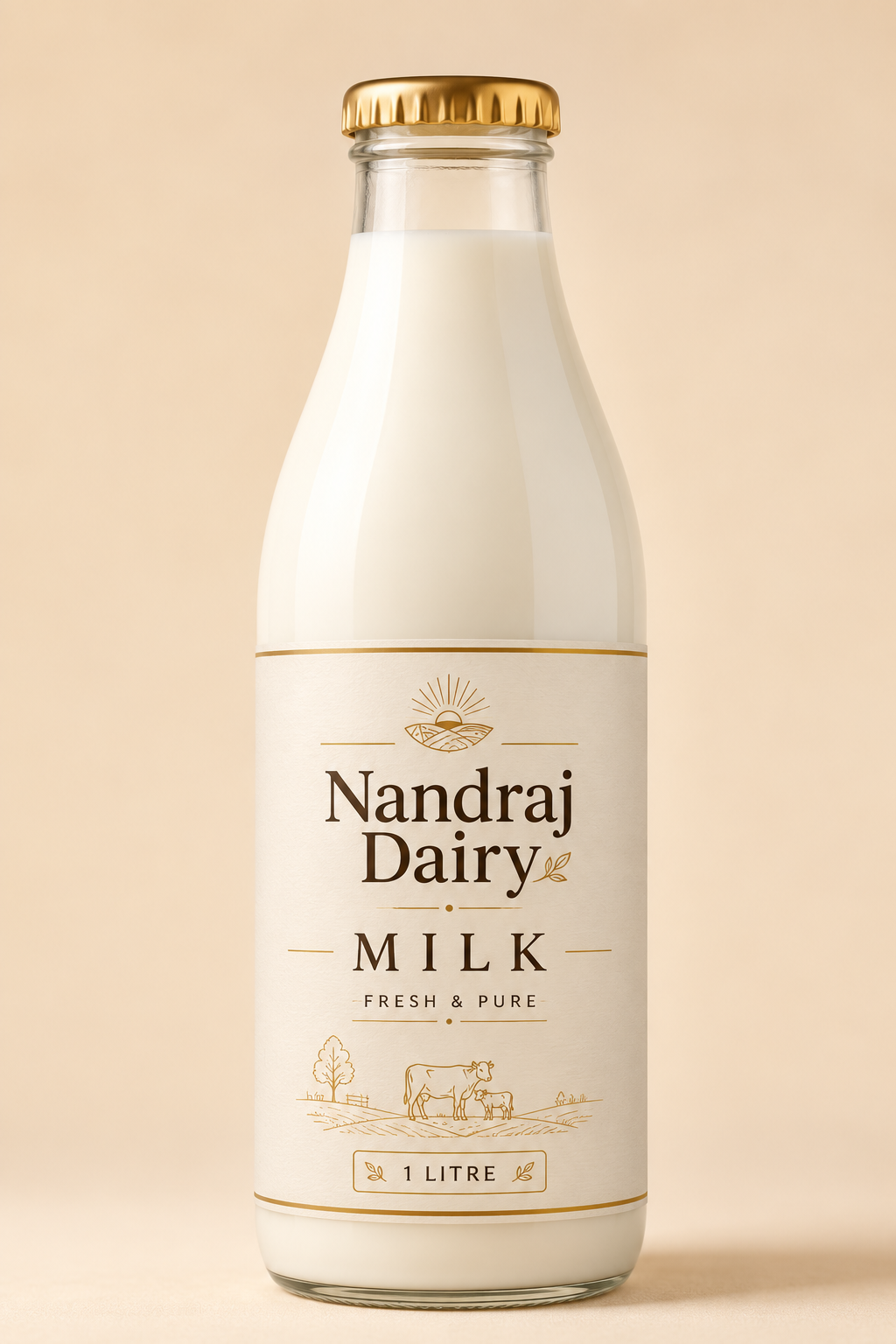 Nandraj Milk Bottle